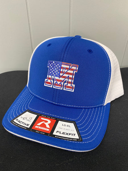 Mark Twain Patriotic MT Fitted Hat