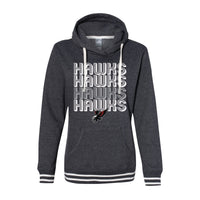 Clopton Hawks Women's Black Hooded Sweatshirt