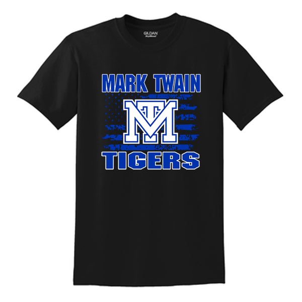 Mark Twain Short Sleeve T-Shirt - Patriotic