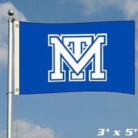 Mark Twain Tigers 3' x 5' Blue "MT" Flag